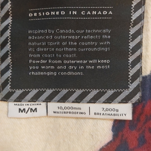 Pwdr room women ski/snowboard jacket size M - Picture 7 of 11